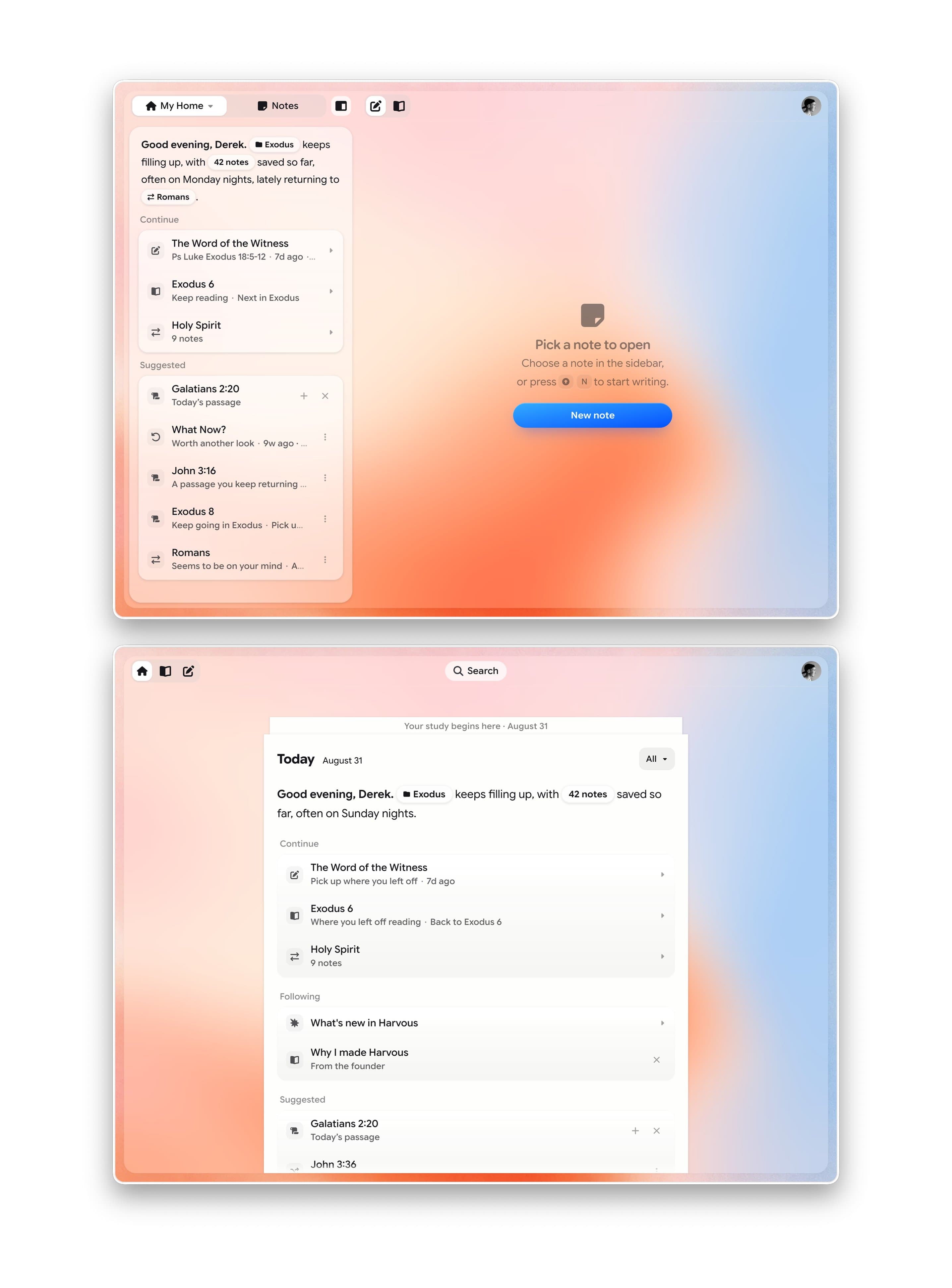 When many have a sidebar, I chose to remove it.