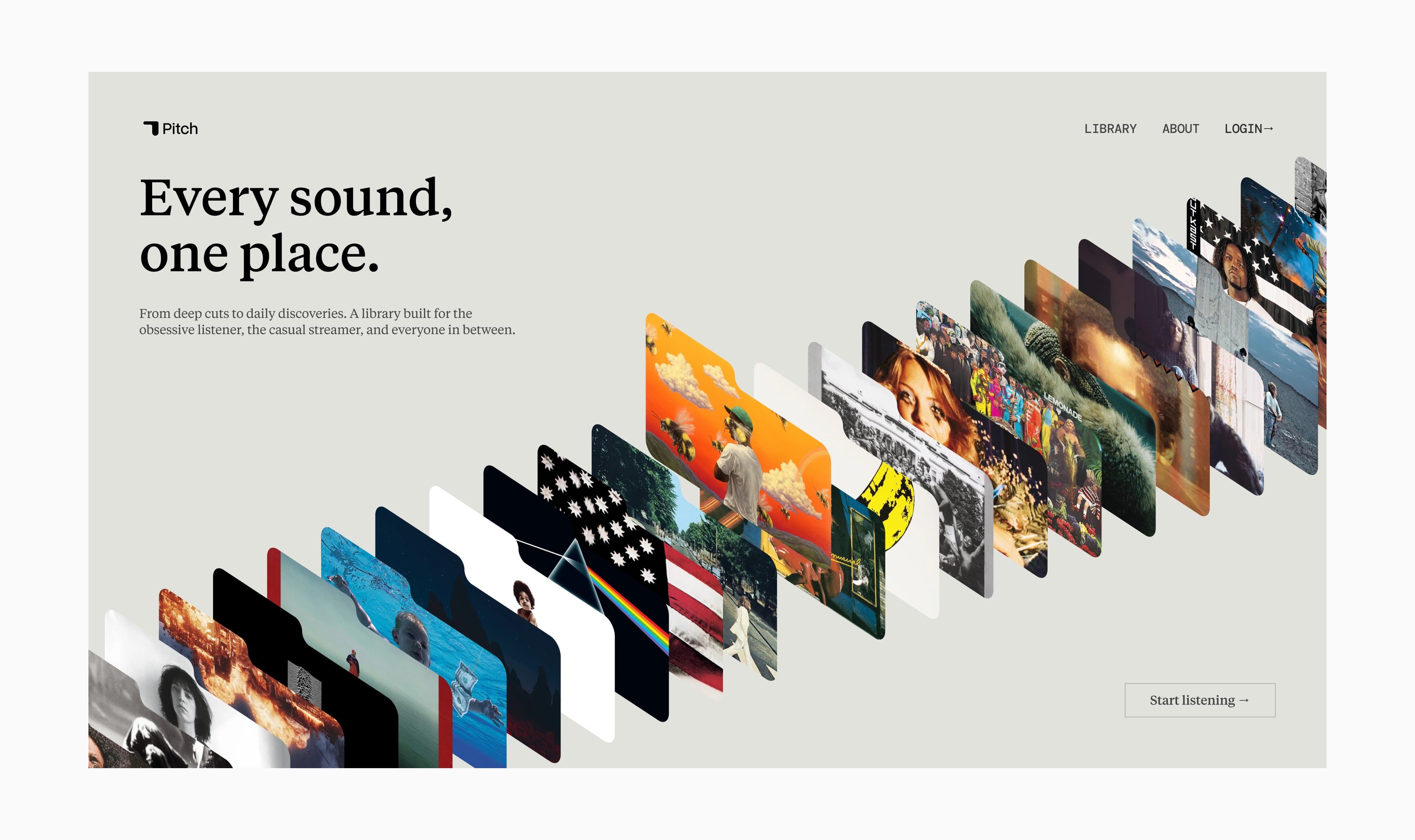 Every sound, one place.